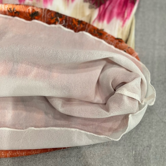 [42/XL]Marc Aurel Embellished Multi Color L/S Wool Blend Blouse - Picture 5 of 9